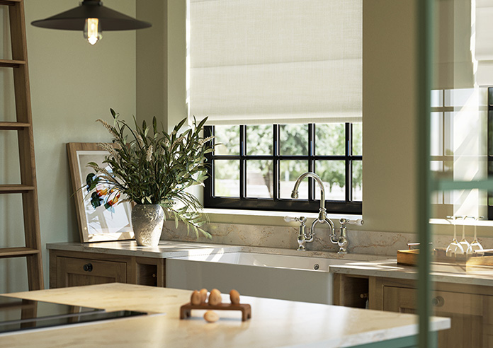 Samos, Silicon White - Roman Blind - Image 5